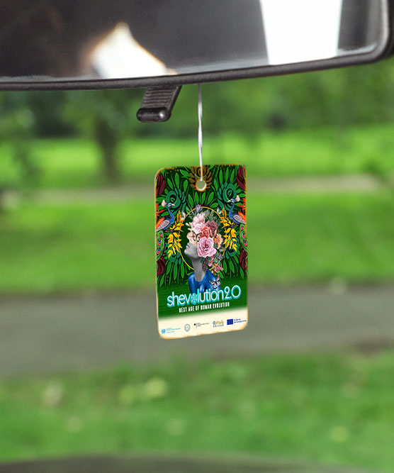 Car Hanging Shevolution  (Dual side print)