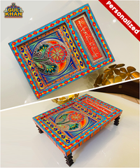 Charpai Chamakpatti Tray (Customized) 0051