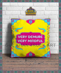 Very Demure Printed Cushion Design