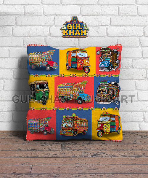 Truck & Rickshaw Cushion Design