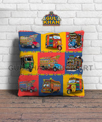 Truck & Rickshaw Cushion Design
