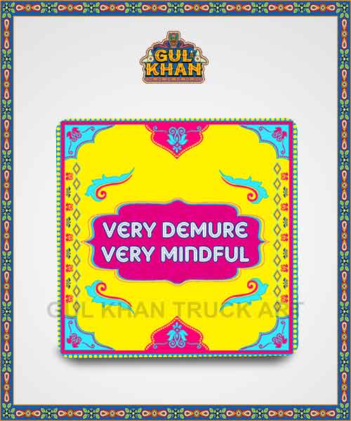 Very Demure Printed Fridge Magnet