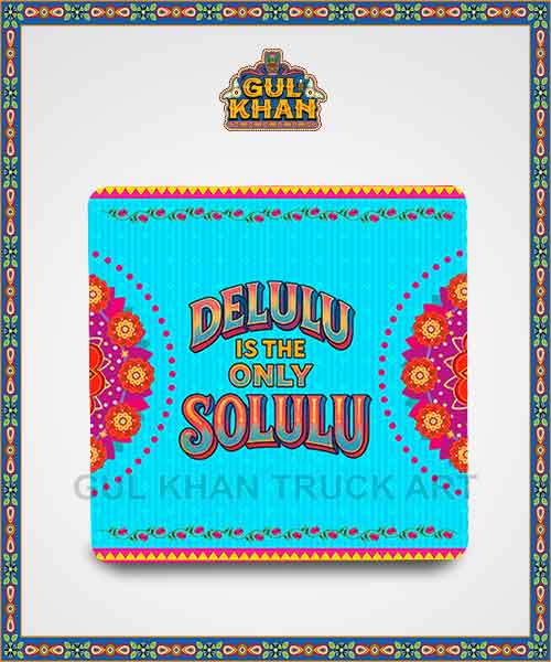 DELULU Printed Fridge Magnet
