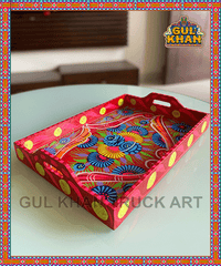 Tray (Wooden Hand Painted) Design 0040