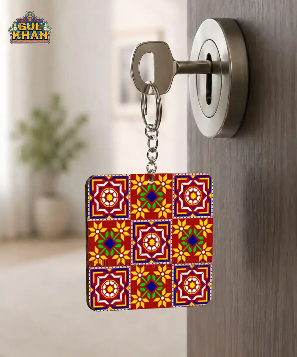 Sindhi Ralli Inspired Keychains 02