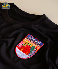 Karachi Embroidered Monogram T-Shirt