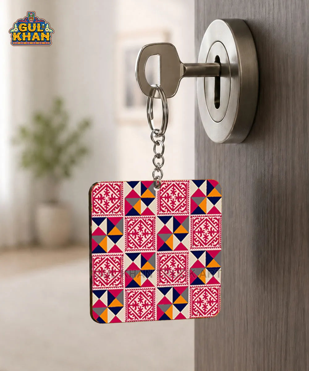 Sindhi Ralli Inspired Keychains 01