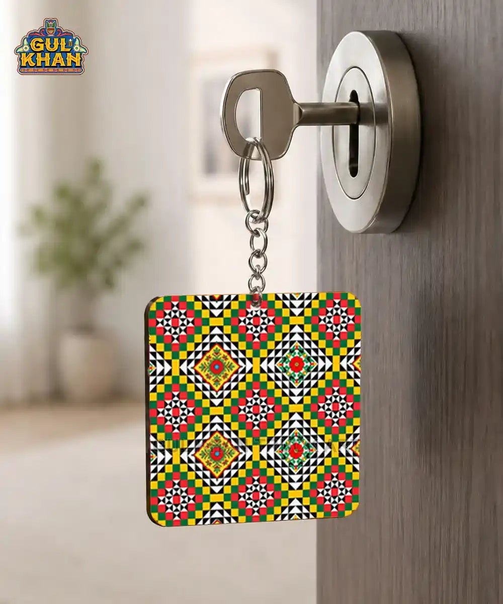 Sindhi Ralli Inspired Keychains 05