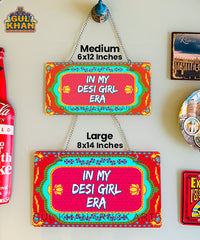 In My Desi Girl Era Printed Wall Plate