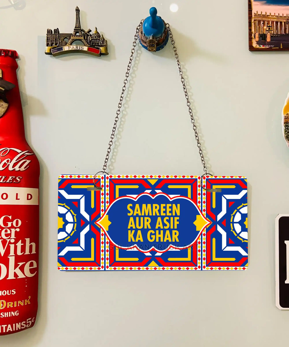 Sindhi Ralli Inspired Truck Art Wall Plate 03