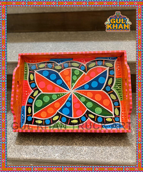 Tray (Wooden Hand Painted) Design 0044