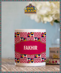 Sindhi Ralli Inspired Printed Truck Art Ceramic Mug 01