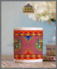 Peacock Printed Truck Art Ceramic Mug