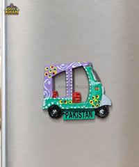 Hand-Painted Truck Art Rickshaw Magnet 01