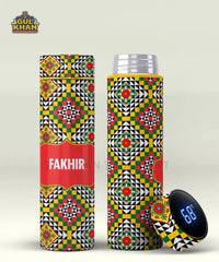 Sindhi Ralli Inspired Printed Travel Bottle Customized 05