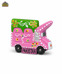 Hand-Painted Truck Art Truck Magnet 01