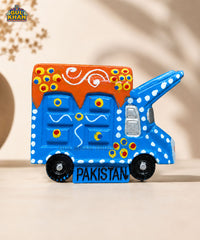 Hand-Painted Truck Art Truck Magnet 02
