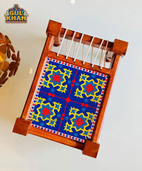 Sindhi Ralli Inspired Charpai Tray Printed Design (Customizable) 04