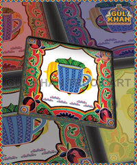 Lahore Lahore Aey Karachi Uska Shohar Hein Printed Coaster Design