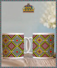 Sindhi Ralli Inspired Printed Truck Art Ceramic Mug 05