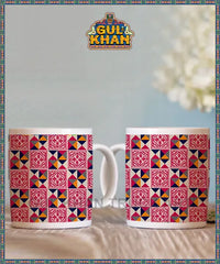 Sindhi Ralli Inspired Printed Truck Art Ceramic Mug 01