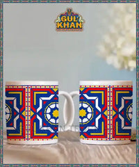 Sindhi Ralli Inspired Printed Truck Art Ceramic Mug 03