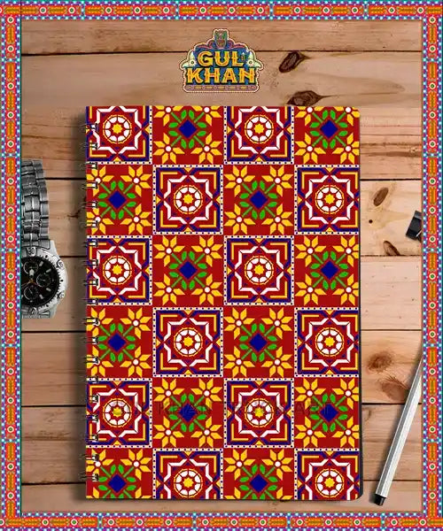 Sindhi Ralli Inspired Printed Notebook 02